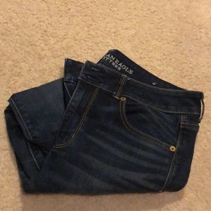 american eagle artist crop jeans